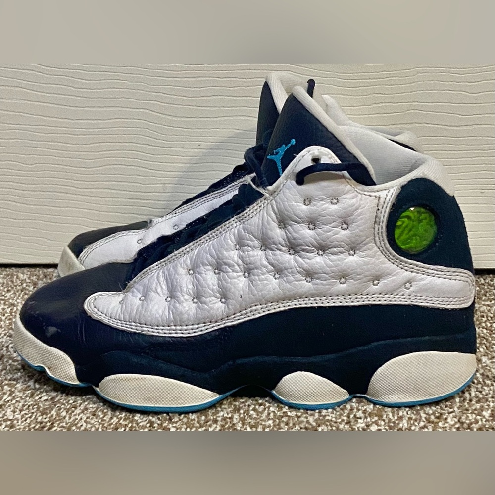 Air Jordan 13 Retro White Obsidian Powder Blue (GS) - DJ3003-144 - Size 5Y